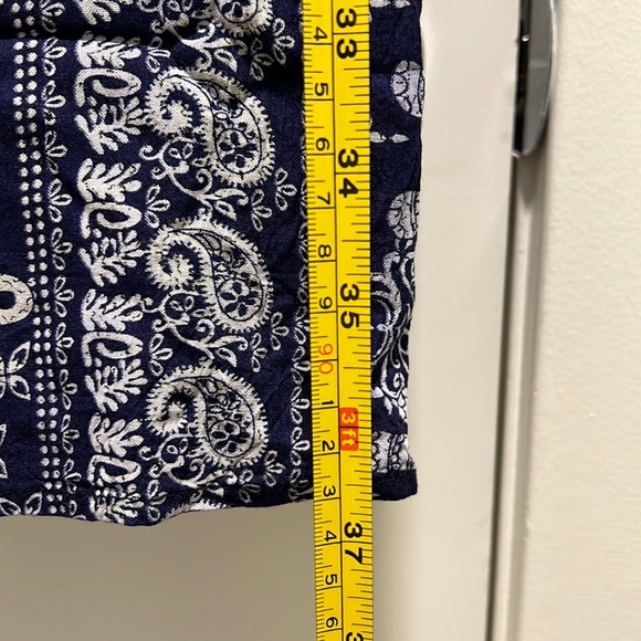 Boho pants in elephant print with open leg detailing - Picture 7 of 8